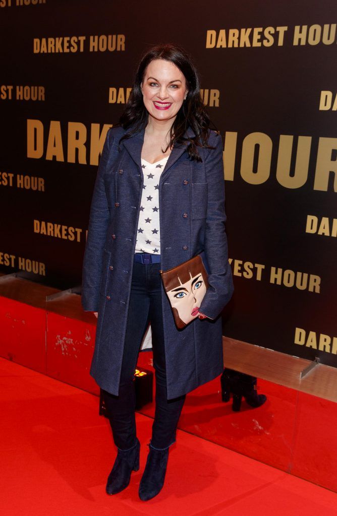 Catriona McCarhy pictured at the Universal Pictures special preview screening of Darkest Hour at the Light House Cinema, Dublin (10th January 2018). Photo: Andres Poveda