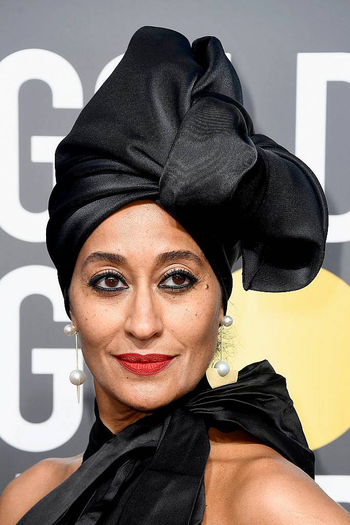 Tracee Ellis Ross attends The 75th Annual Golden Globe Awards at The Beverly Hilton Hotel on January 7, 2018 in Beverly Hills, California.  (Photo by Frazer Harrison/Getty Images)