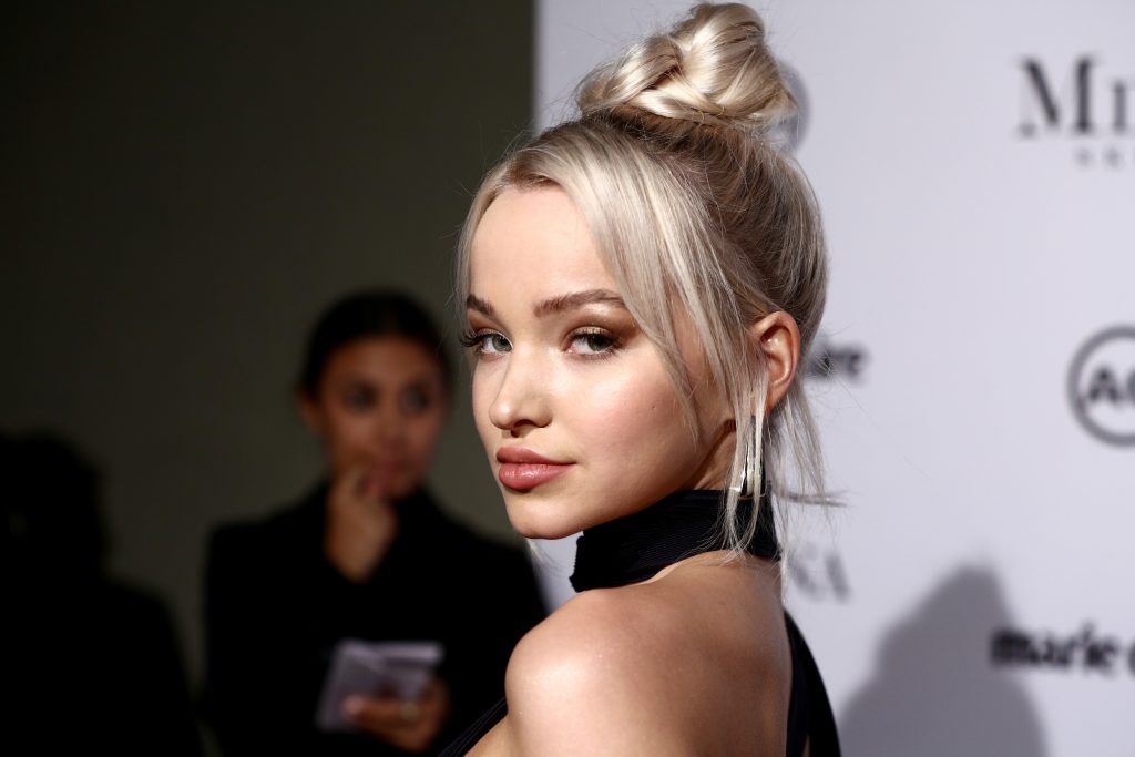 Dove Cameron attends the Marie Claire's Image Makers Awards 2018 on January 11, 2018 in West Hollywood, California.  (Photo by Rich Fury/Getty Images)