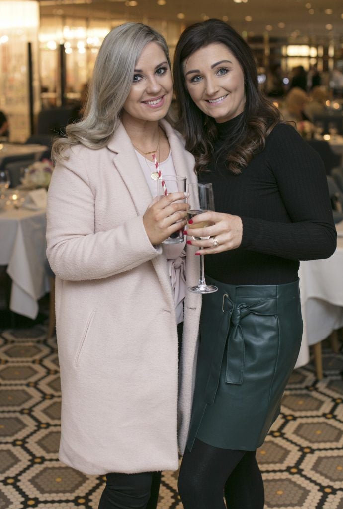 Karen Reeves & Marie Baker pictured at The Restaurant at Brown Thomas where M.A.C Cosmetics celebrated 20 years of colour, creativity and culture at Brown Thomas Dublin. Photo: Anthony Woods.