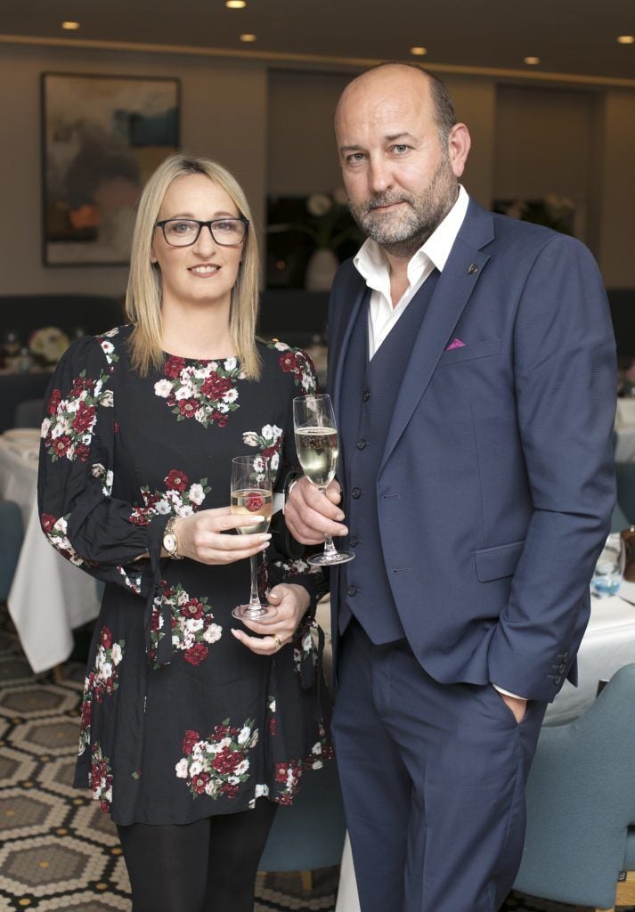 Patricia Sharkey & Adrian Sharkey pictured at The Restaurant at Brown Thomas where M.A.C Cosmetics celebrated 20 years of colour, creativity and culture at Brown Thomas Dublin. Photo: Anthony Woods.