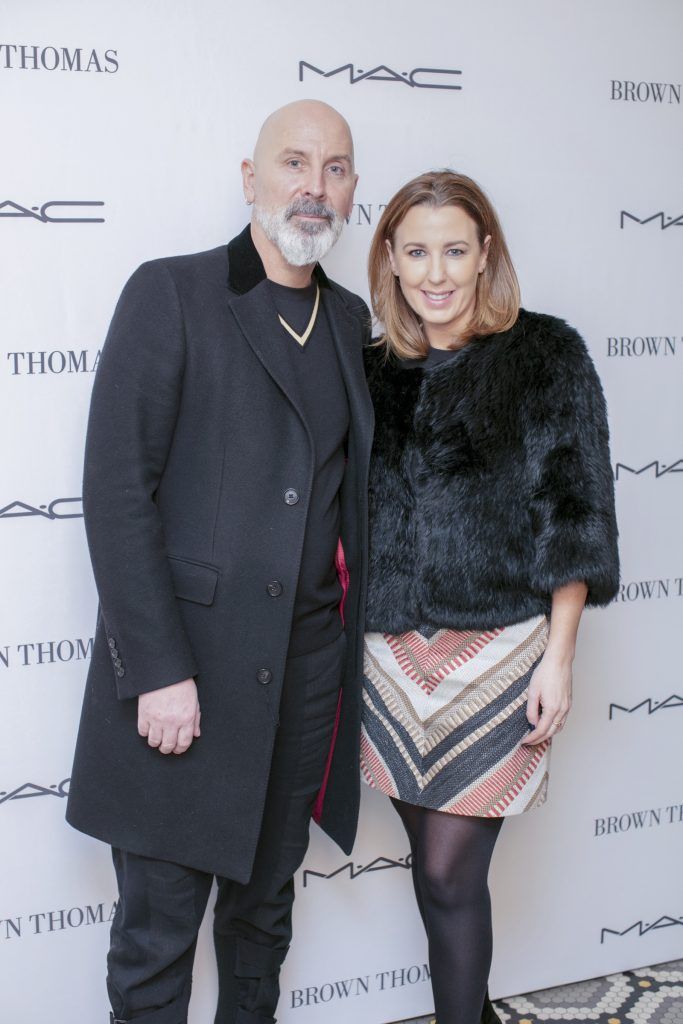 Terry Barber & Clodagh Edwards pictured at The Restaurant at Brown Thomas where M.A.C Cosmetics celebrated 20 years of colour, creativity and culture at Brown Thomas Dublin. Photo: Anthony Woods.