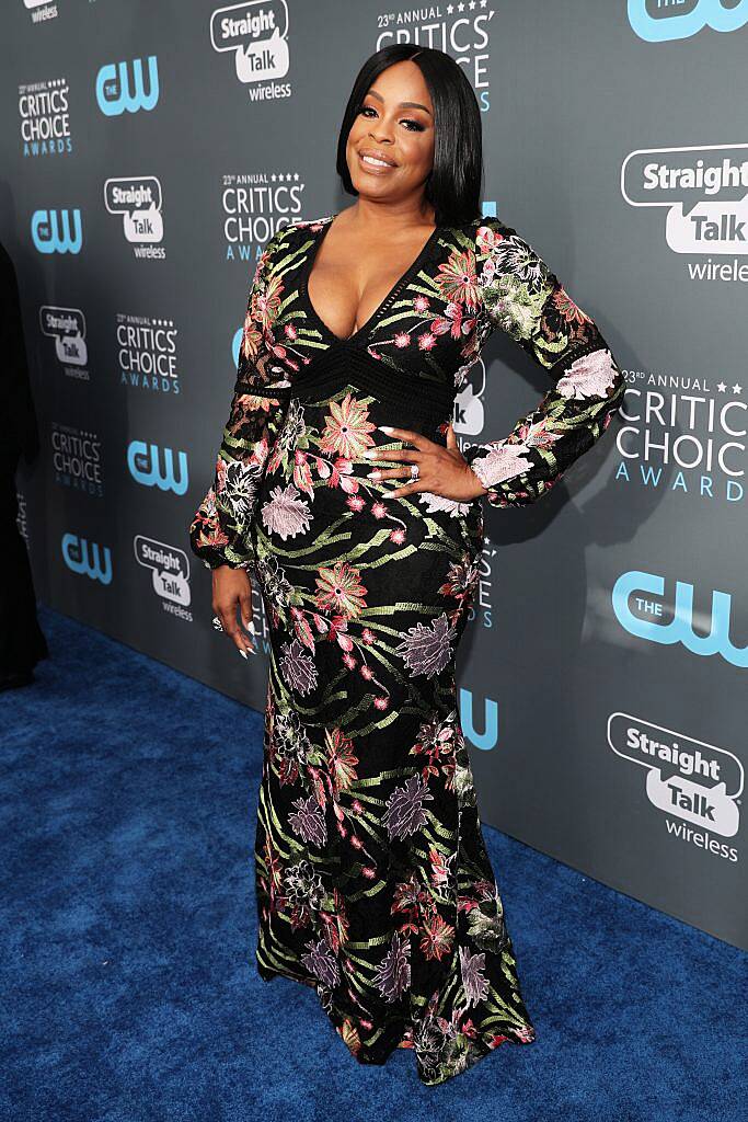 SANTA MONICA, CA - JANUARY 11:  Actor Niecy Nash attends The 23rd Annual Critics' Choice Awards at Barker Hangar on January 11, 2018 in Santa Monica, California.  (Photo by Christopher Polk/Getty Images for The Critics' Choice Awards  )