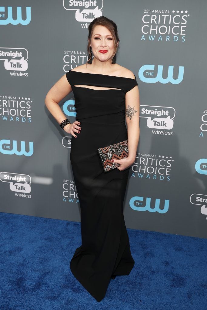 SANTA MONICA, CA - JANUARY 11:  Actor Amber Nash attends The 23rd Annual Critics' Choice Awards at Barker Hangar on January 11, 2018 in Santa Monica, California.  (Photo by Christopher Polk/Getty Images for The Critics' Choice Awards  )
