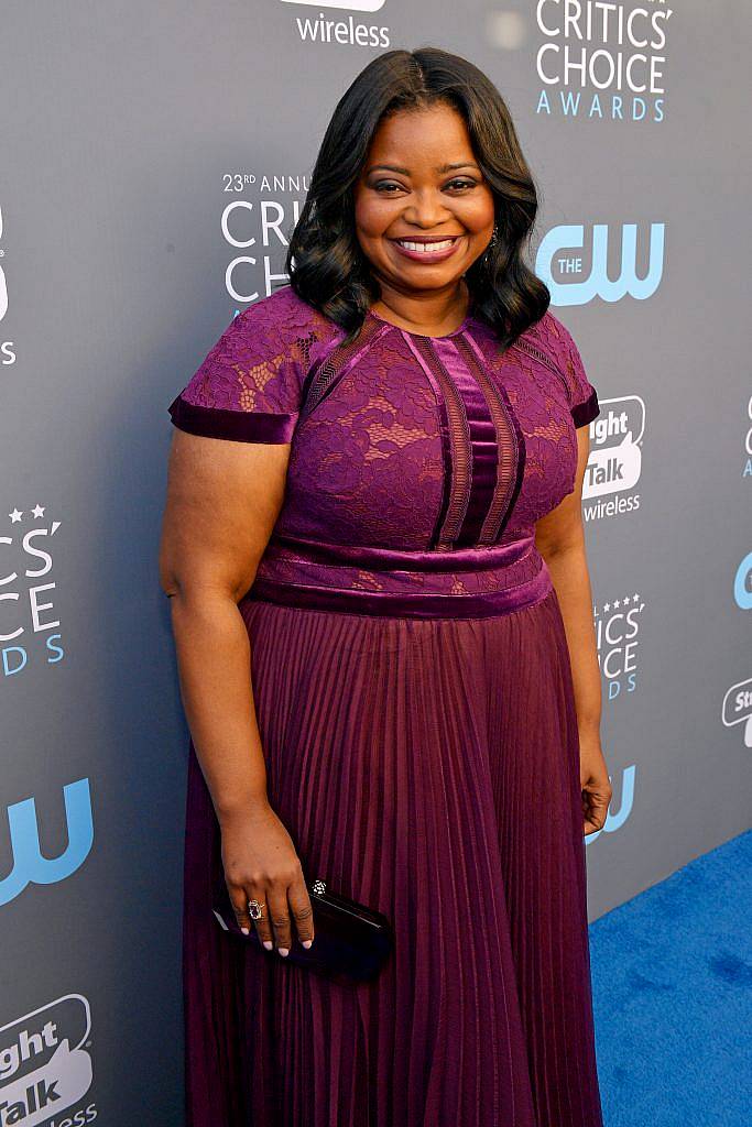 SANTA MONICA, CA - JANUARY 11:  Actor Octavia Spencer attends The 23rd Annual Critics' Choice Awards at Barker Hangar on January 11, 2018 in Santa Monica, California.  (Photo by Matt Winkelmeyer/Getty Images for The Critics' Choice Awards  )