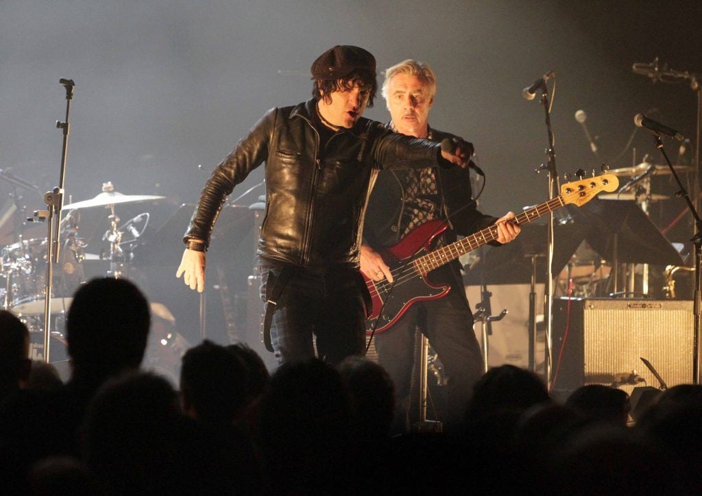 Jesse Malin and Glen Matlock pictured as one of the great international songwriters Shane MacGowan was celebrated at the National Concert Hall for his 60th birthday (15th Jan 2018). Photo: Mark Stedman