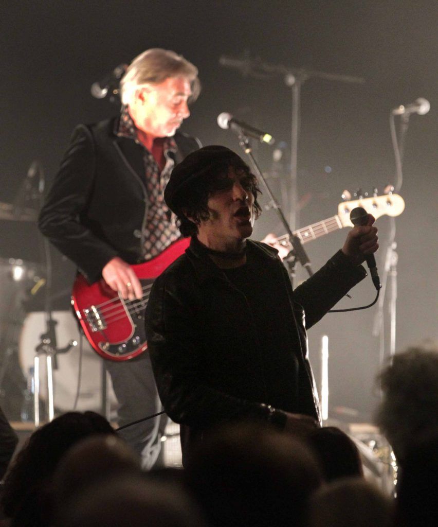 Jesse Malin and Glen Matlock pictured as one of the great international songwriters Shane MacGowan was celebrated at the National Concert Hall for his 60th birthday (15th Jan 2018). Photo: Mark Stedman