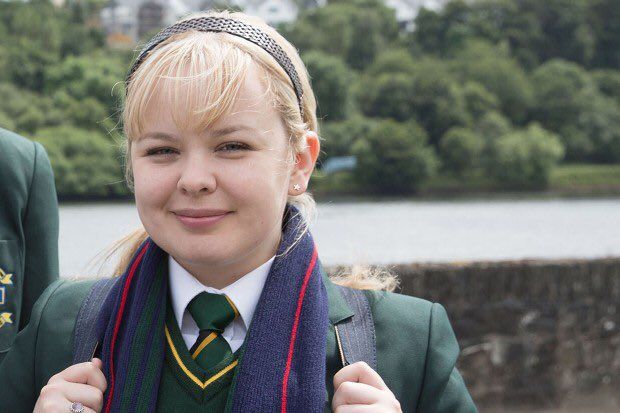 Nicola Coughlan was 31 when she played teenager Clare in Derry Girls. (Photo courtesy of Channel 4)