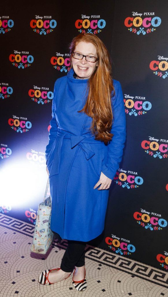 Niamh ní Chonchubhair at a very special preview screening of Disney Pixar's Coco in the Stella Theatre where they were joined by film Director Lee Unkrich and Producer Darla K. Anderson. Photo: Andres Poveda