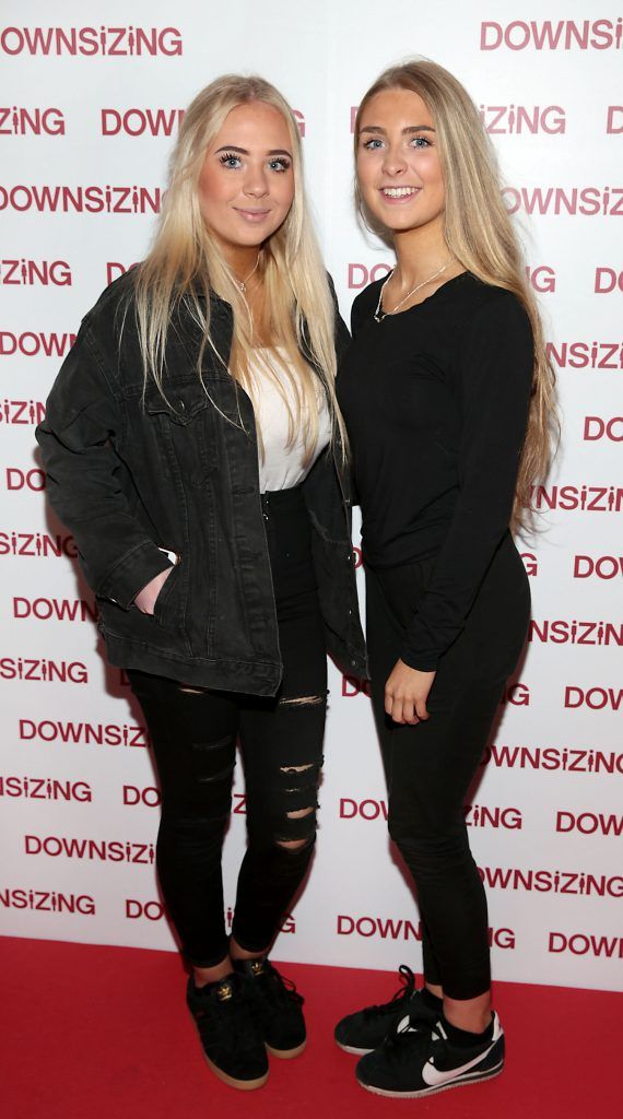 Rose Brady and Edie Russell at the special preview screening of Downsizing at The Stella Theatre, Rathmines. Photo by Brian McEvoy