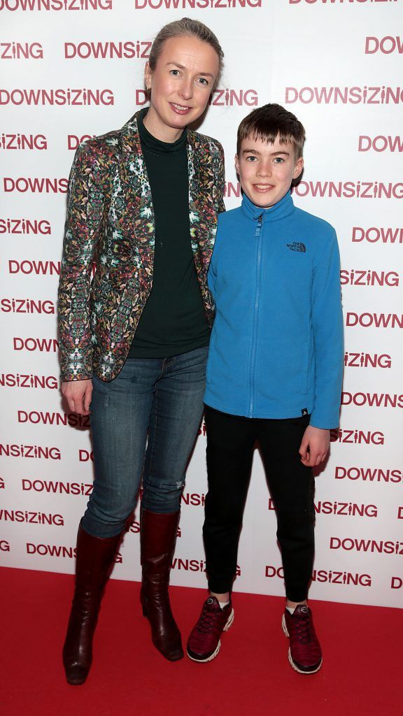 Mary McElroy and Patrick McElroy at the special preview screening of Downsizing at The Stella Theatre, Rathmines. Photo by Brian McEvoy