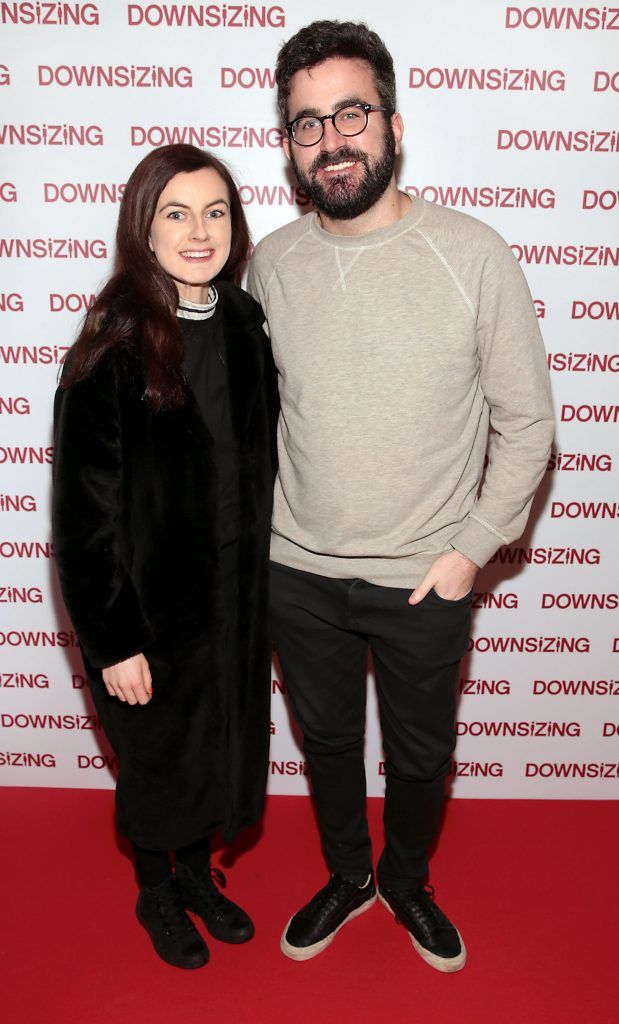 Mary Kavanagh and Patrick Kavanagh at the special preview screening of Downsizing at The Stella Theatre, Rathmines. Photo by Brian McEvoy