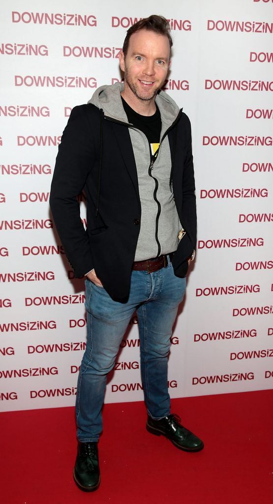 Dermot Whelan at the special preview screening of Downsizing at The Stella Theatre, Rathmines. Photo by Brian McEvoy