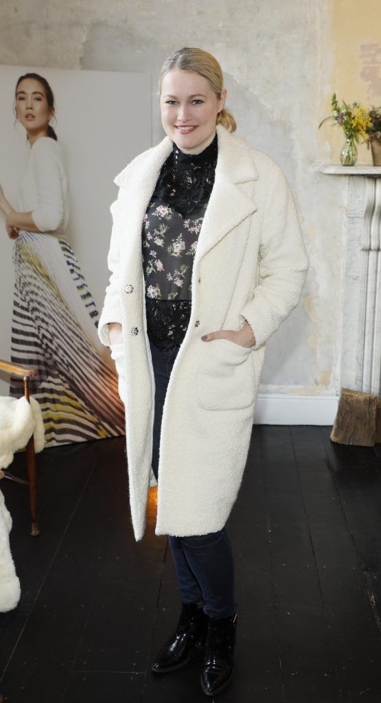 Lorna Weightman at the launch of Mint Velvet’s new Spring/Summer 2018 collection at 23 Leinster Road -photo Kieran Harnett