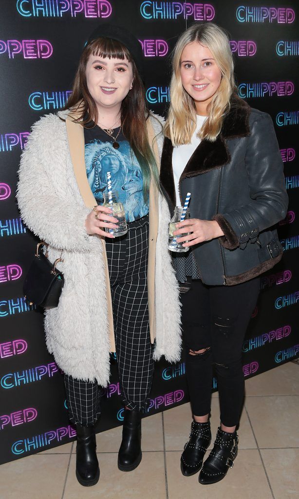 Sarah Magliocco and Talissa Walsh pictured at the launch of CHIPPED Nail Bar at the Powerscourt Centre, Dublin. Photo by Brian McEvoy