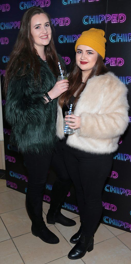 Rita Donovan and Stephanie McCandiesi pictured at the launch of CHIPPED Nail Bar at the Powerscourt Centre, Dublin. Photo by Brian McEvoy