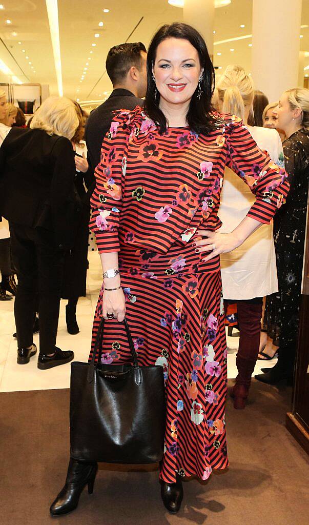 Triona McCarthy in Brown Thomas Dublin for the S/S 2018 International Designer Collections. Photo: Leon Farrell/Photocall Ireland