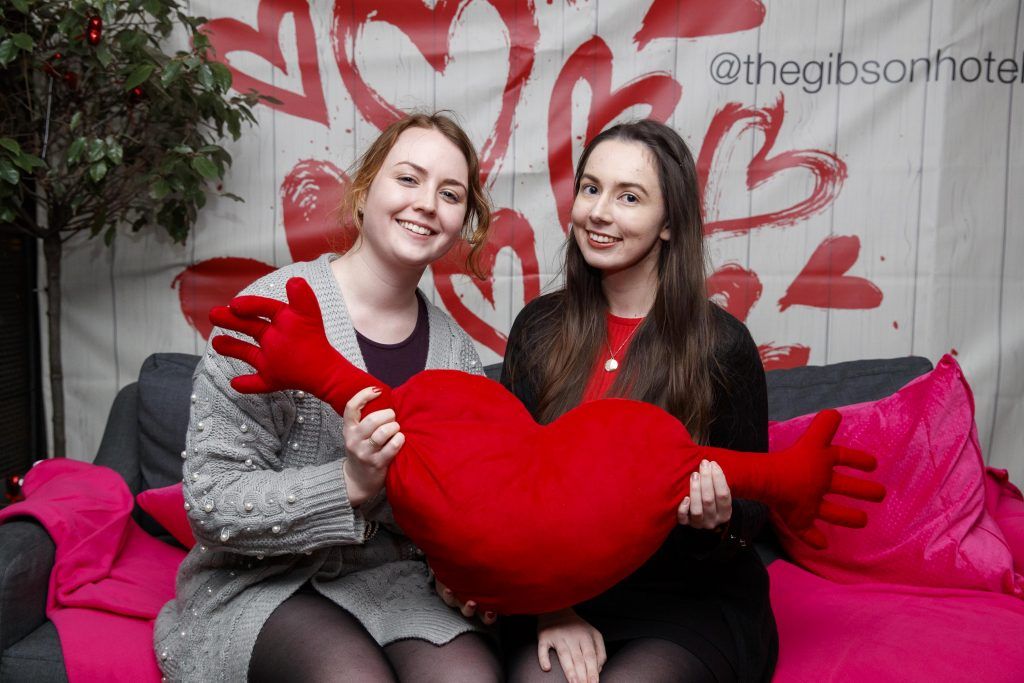 Niamh Campbell and Sarah Glascott pictured at the launch of the First Dates Restaurant at the Gibson Hotel. Photo by Andres Poveda