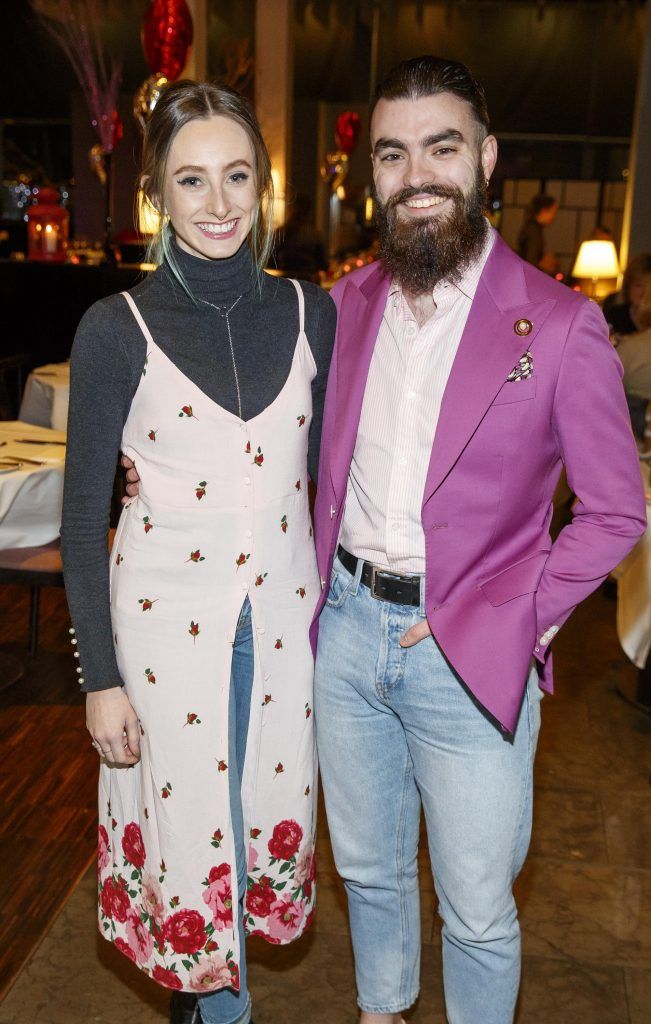 Niamh O'Donoghue and Jake McCabe pictured at the launch of the First Dates Restaurant at the Gibson Hotel. Photo by Andres Poveda