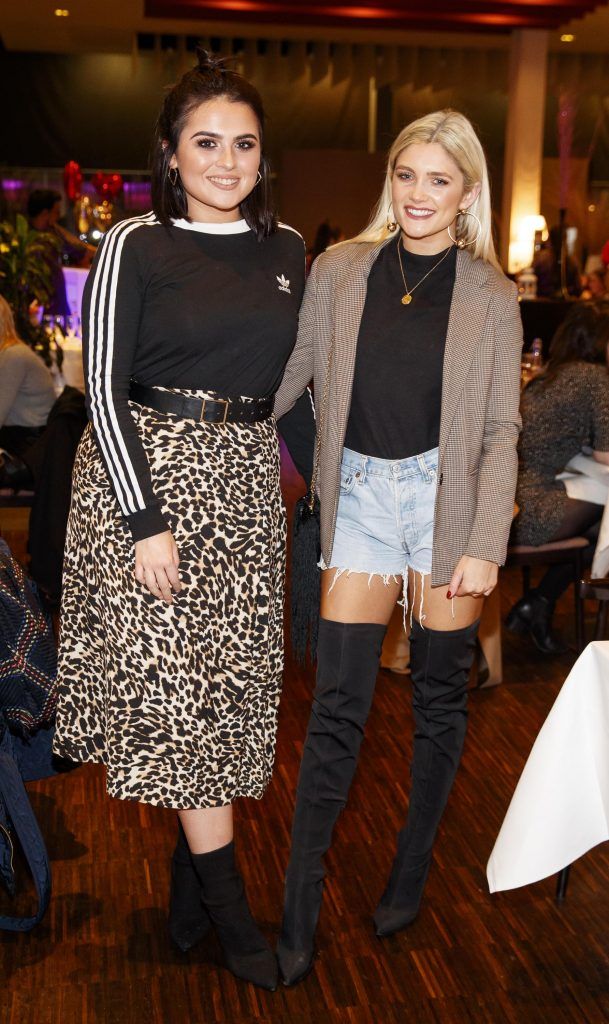 Aideen Murphy and Niamh Cullen pictured at the launch of the First Dates Restaurant at the Gibson Hotel. Photo by Andres Poveda