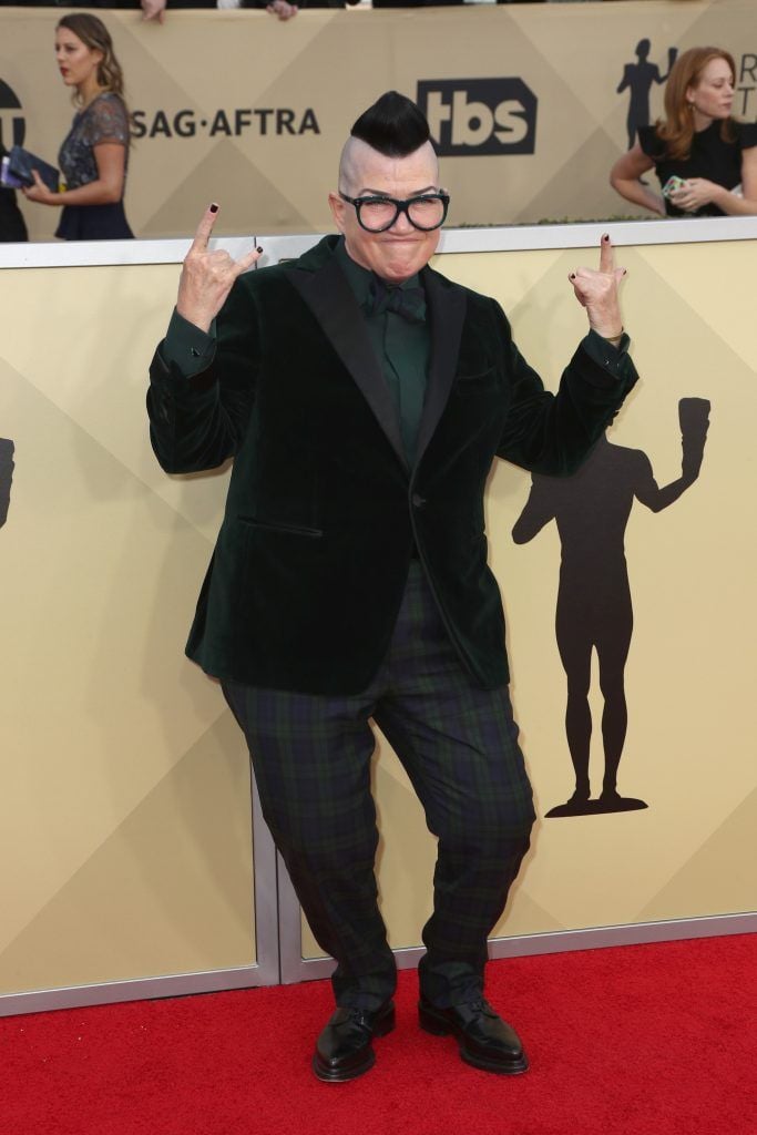 LOS ANGELES, CA - JANUARY 21:  Actor Lea DeLaria attends the 24th Annual Screen Actors Guild Awards at The Shrine Auditorium on January 21, 2018 in Los Angeles, California. 27522_017  (Photo by Frederick M. Brown/Getty Images)