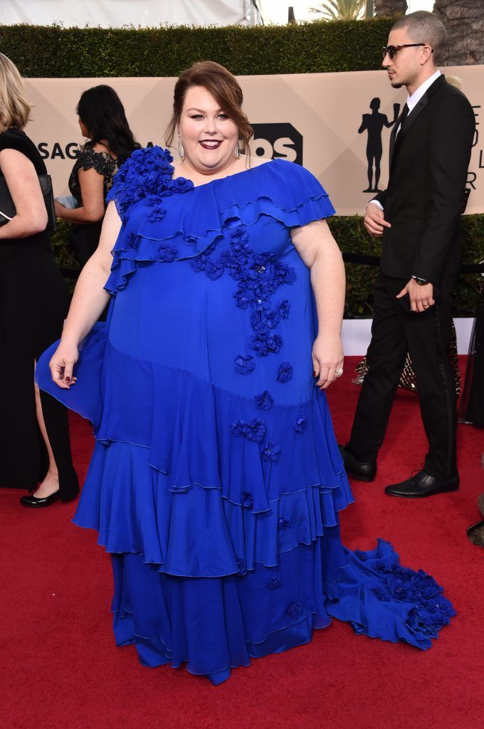 LOS ANGELES, CA - JANUARY 21:  Actor Chrissy Metz attends the 24th Annual Screen Actors Guild Awards at The Shrine Auditorium on January 21, 2018 in Los Angeles, California. 27522_006  (Photo by Alberto E. Rodriguez/Getty Images)