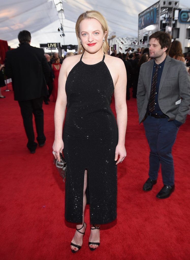 LOS ANGELES, CA - JANUARY 21:  Actor Elisabeth Moss attends the 24th Annual Screen Actors Guild Awards at The Shrine Auditorium on January 21, 2018 in Los Angeles, California.  (Photo by Kevork Djansezian/Getty Images)