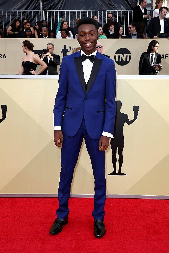 LOS ANGELES, CA - JANUARY 21:   Actor Niles Fitch attends the 24th Annual Screen Actors Guild Awards at The Shrine Auditorium on January 21, 2018 in Los Angeles, California. 27522_017  (Photo by Frederick M. Brown/Getty Images)