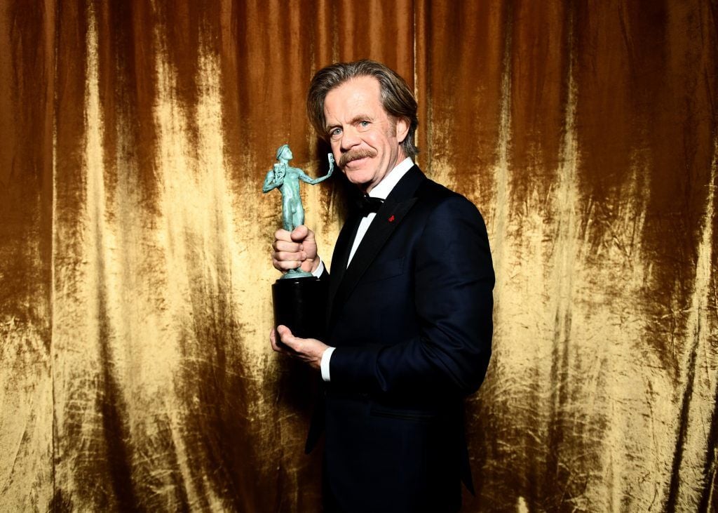Actor William H. Macy, winner of the Outstanding Performance by a Male Actor in a Comedy Series for 'Shameless,' attends the 24th Annual Screen Actors Guild Awards at The Shrine Auditorium on January 21, 2018 in Los Angeles, California.  (Photo by Emma McIntyre/Getty Images for Turner Image)