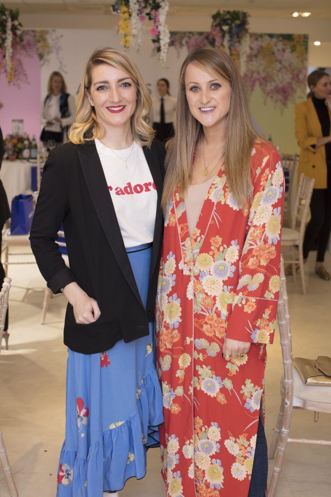 Rochelle Hanley & Justine King pictured at the launch of the Arnotts Spring/Summer ‘18 collection. Photo: Anthony Woods