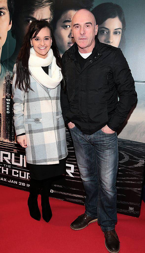 Edel Birchall and Alan Birchall at the special preview screening of Maze Runner - The Death Cure at Cineworld IMAX, Dublin. Photo by Brian McEvoy