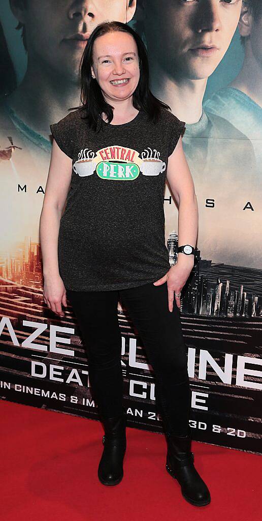 Sandra Newman at the special preview screening of Maze Runner - The Death Cure at Cineworld IMAX, Dublin. Photo by Brian McEvoy