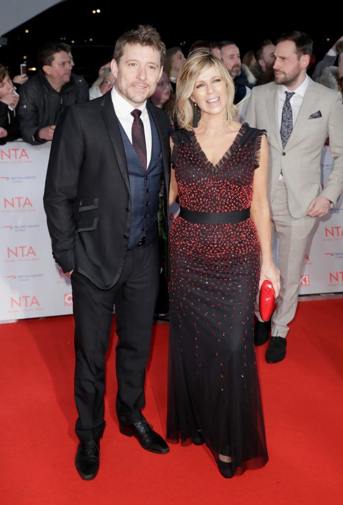 LONDON, ENGLAND - JANUARY 23:  Ben Shephard and Kate Garraway attend the National Television Awards 2018 at the O2 Arena on January 23, 2018 in London, England.  (Photo by John Phillips/Getty Images)