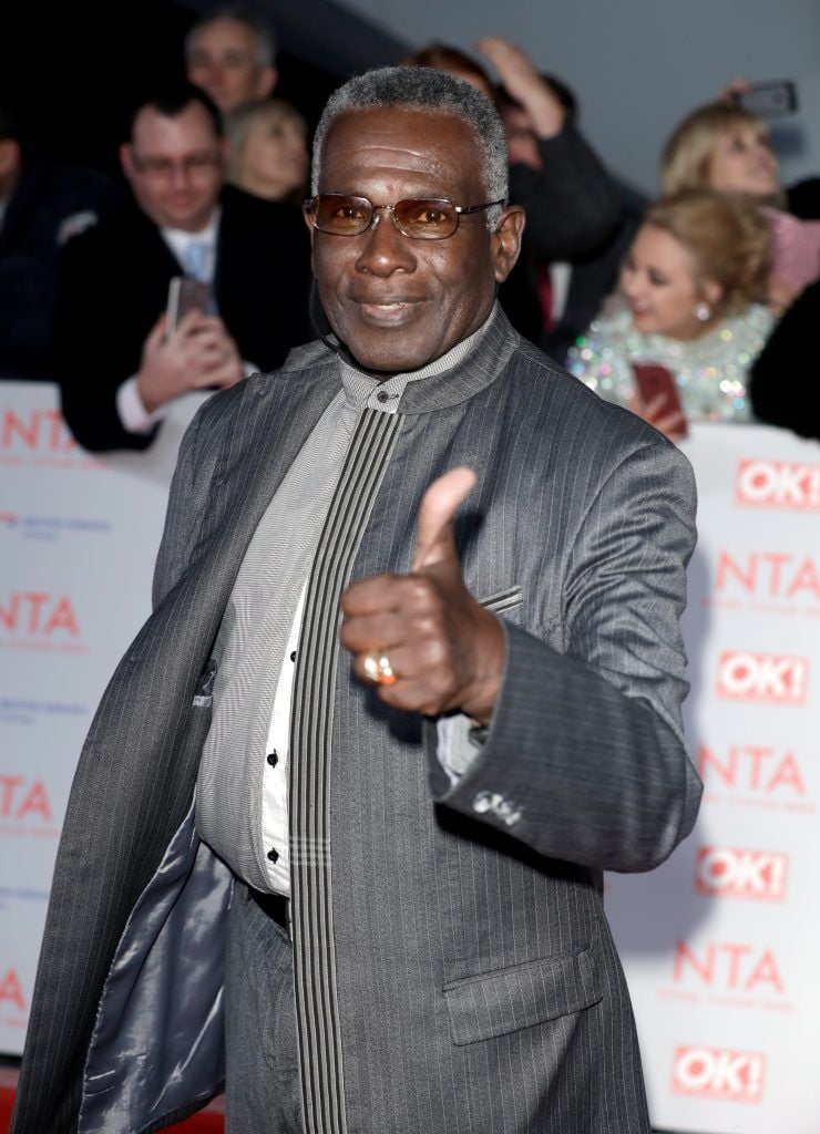 LONDON, ENGLAND - JANUARY 23:  Rudolph Walker attends the National Television Awards 2018 at the O2 Arena on January 23, 2018 in London, England.  (Photo by John Phillips/Getty Images)