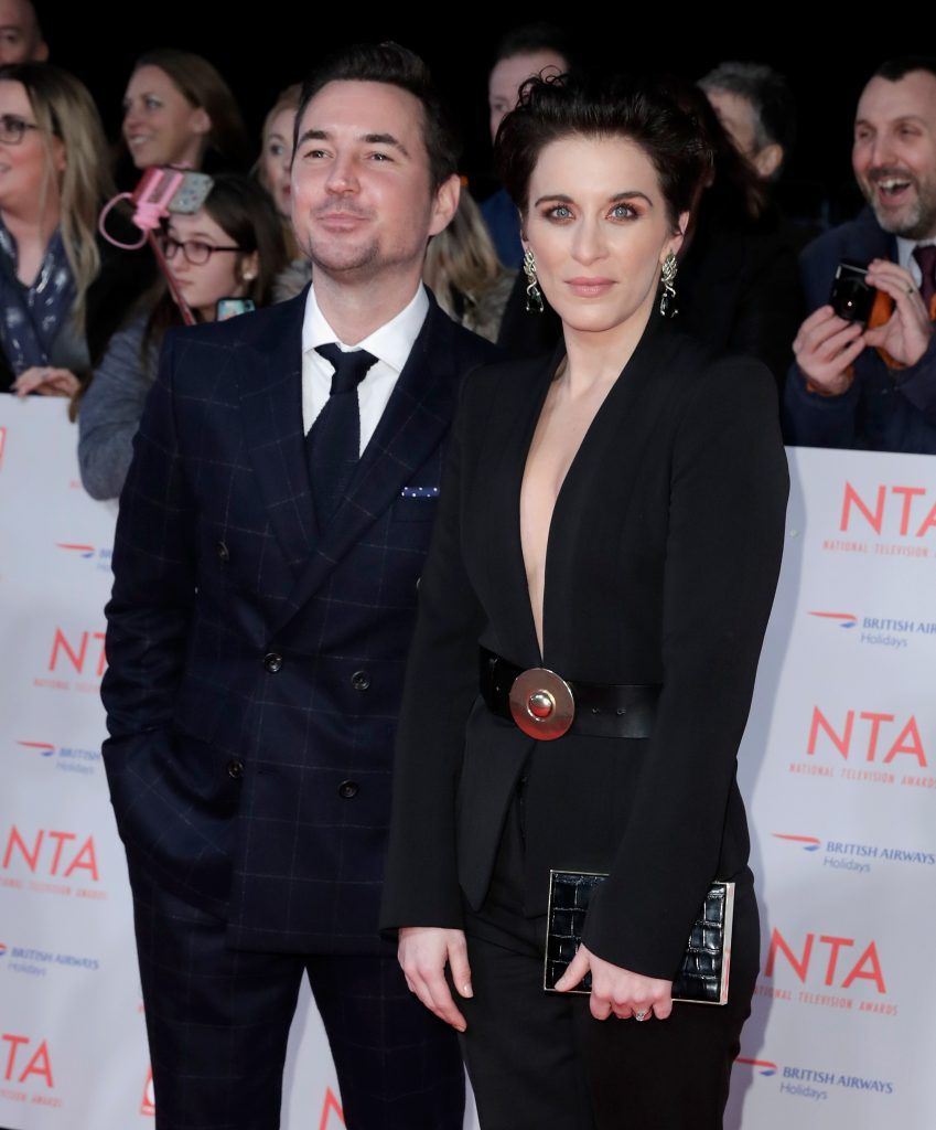LONDON, ENGLAND - JANUARY 23:  Martin Compston and Vicky McClure attend the National Television Awards 2018 at the O2 Arena on January 23, 2018 in London, England.  (Photo by John Phillips/Getty Images)