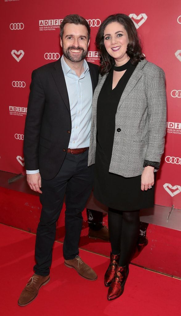 Richard Molloy and Aine Smyth at the Audi Dublin International Film Festival 2018 programme launch at The Lighthouse Cinema, Dublin. Photo by Brian McEvoy