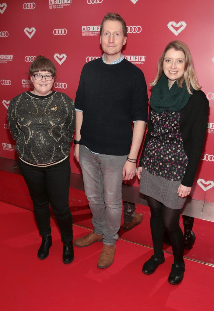 Jenny Little, Al Russell and Sarah O Dwyer at the Audi Dublin International Film Festival 2018 programme launch at The Lighthouse Cinema, Dublin. Photo by Brian McEvoy
