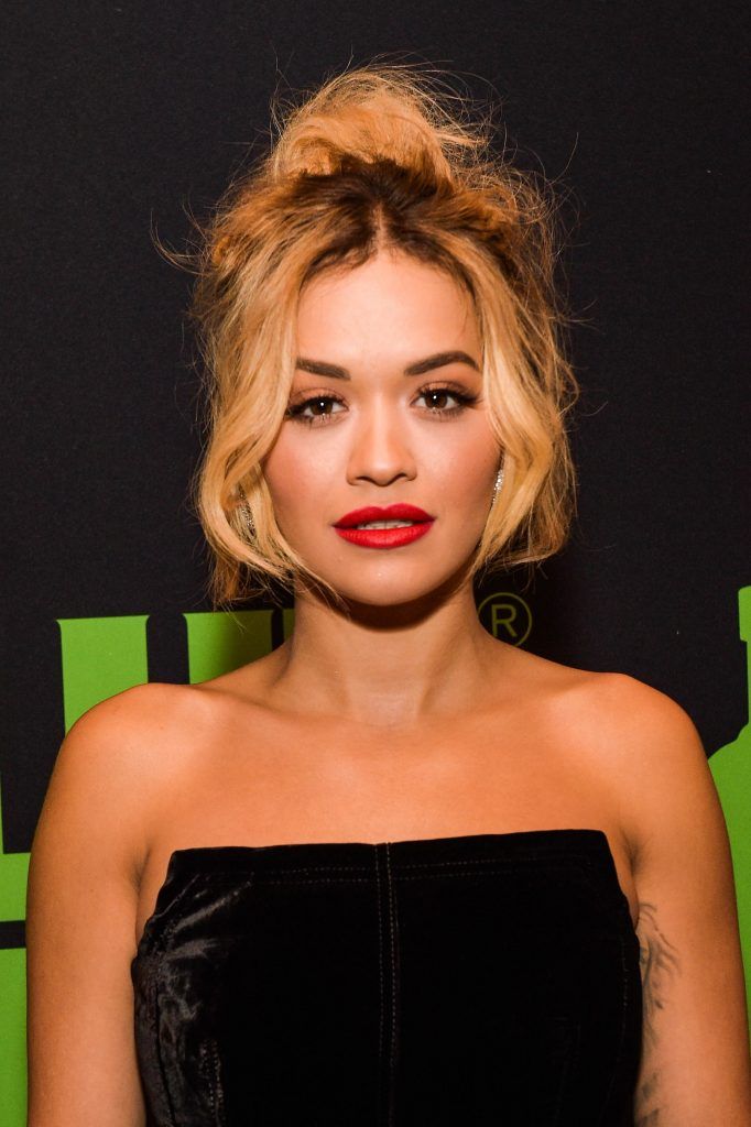 Rita Ora joins Absolut Lime to kick-off Grammy Awards weekend with the first live performance of her new song, "Proud" at the Absolut Open Mic Project x Spotify event on January 25, 2018 in New York City.  (Photo by Jason Kempin/Getty Images for Absolut)