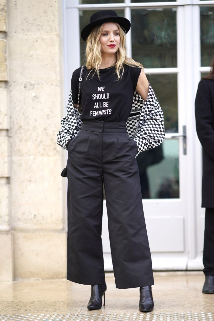 Annabelle Wallis attends the Christian Dior Haute Couture Spring Summer 2018 show as part of Paris Fashion Week on January 22, 2018 in Paris, France.  (Photo by Edward Berthelot/Getty Images for Christian Dior)