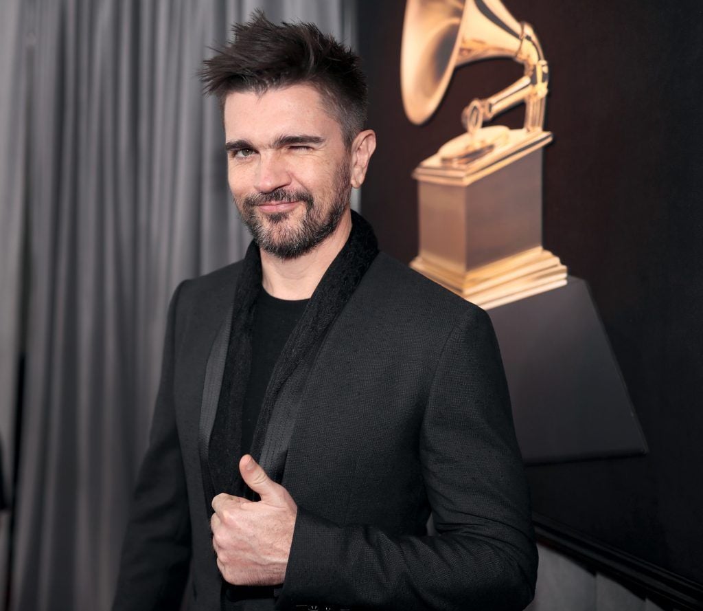 NEW YORK, NY - JANUARY 28:  Musician Juanes attends the 60th Annual GRAMMY Awards at Madison Square Garden on January 28, 2018 in New York City.  (Photo by Christopher Polk/Getty Images for NARAS)