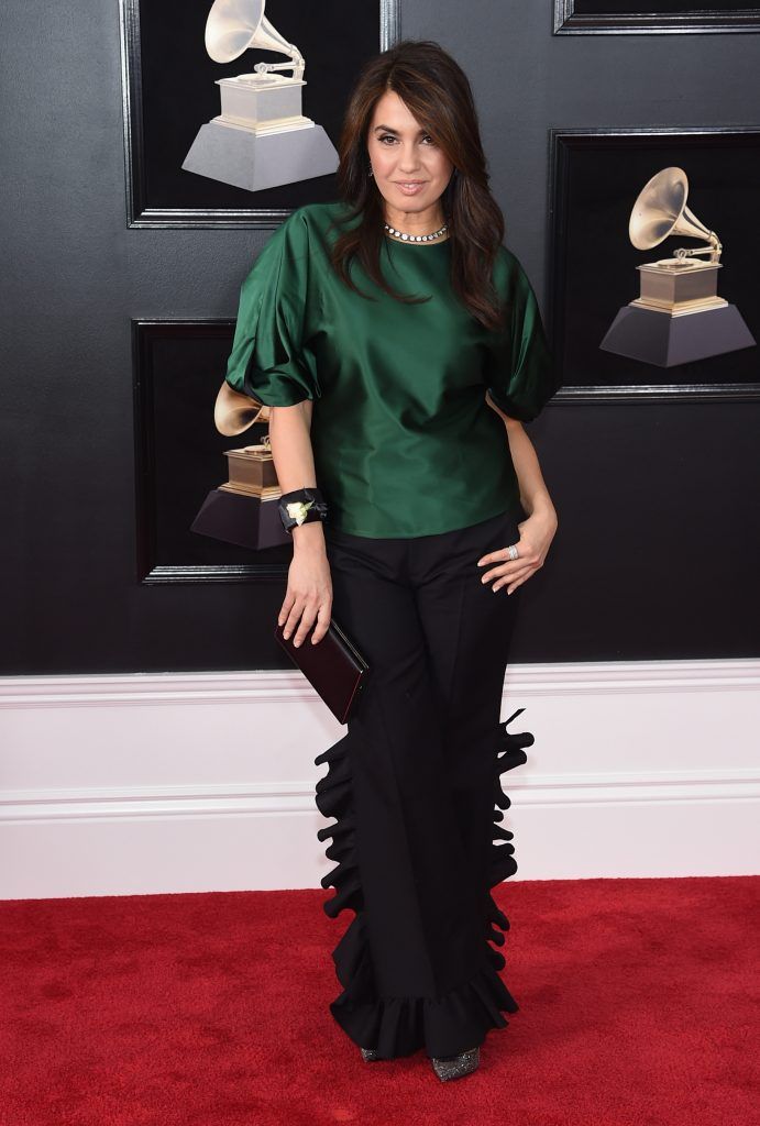 NEW YORK, NY - JANUARY 28:  Recording engineer Emily Lazar attends the 60th Annual GRAMMY Awards at Madison Square Garden on January 28, 2018 in New York City.  (Photo by Jamie McCarthy/Getty Images)