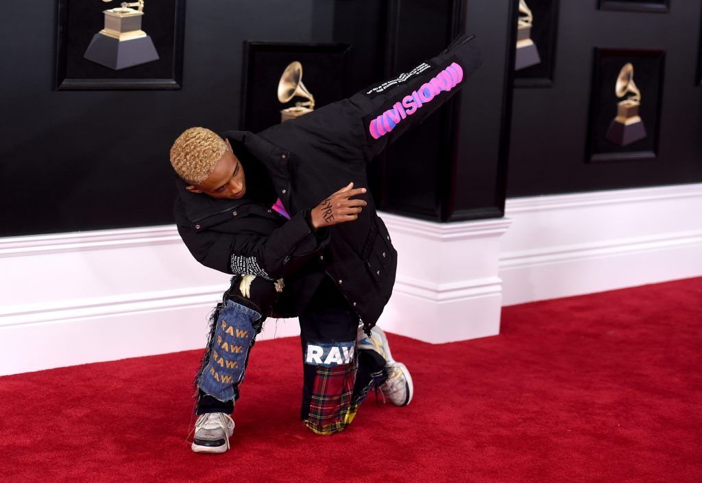 NEW YORK, NY - JANUARY 28:  Recording artist-actor Jaden Smith attends the 60th Annual GRAMMY Awards at Madison Square Garden on January 28, 2018 in New York City.  (Photo by Jamie McCarthy/Getty Images)