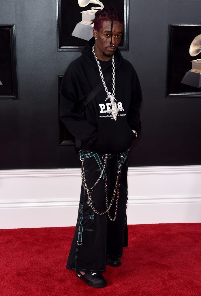 NEW YORK, NY - JANUARY 28:  Recording artist Lil Uzi Vert attends the 60th Annual GRAMMY Awards at Madison Square Garden on January 28, 2018 in New York City.  (Photo by Jamie McCarthy/Getty Images)