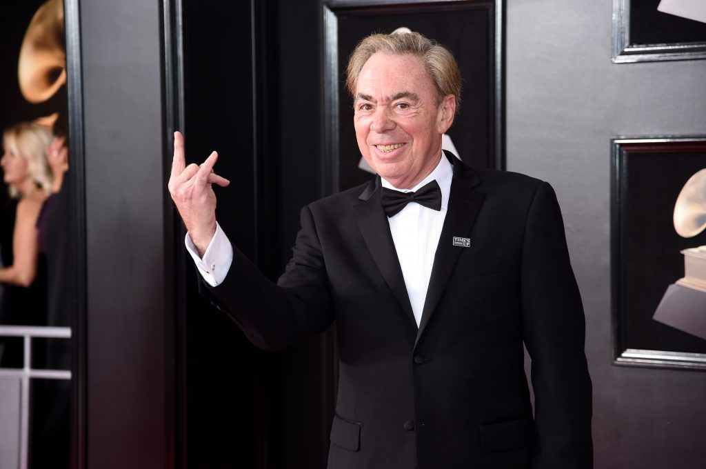 NEW YORK, NY - JANUARY 28:  Composer Andrew Lloyd Webber attends the 60th Annual GRAMMY Awards at Madison Square Garden on January 28, 2018 in New York City.  (Photo by Jamie McCarthy/Getty Images)