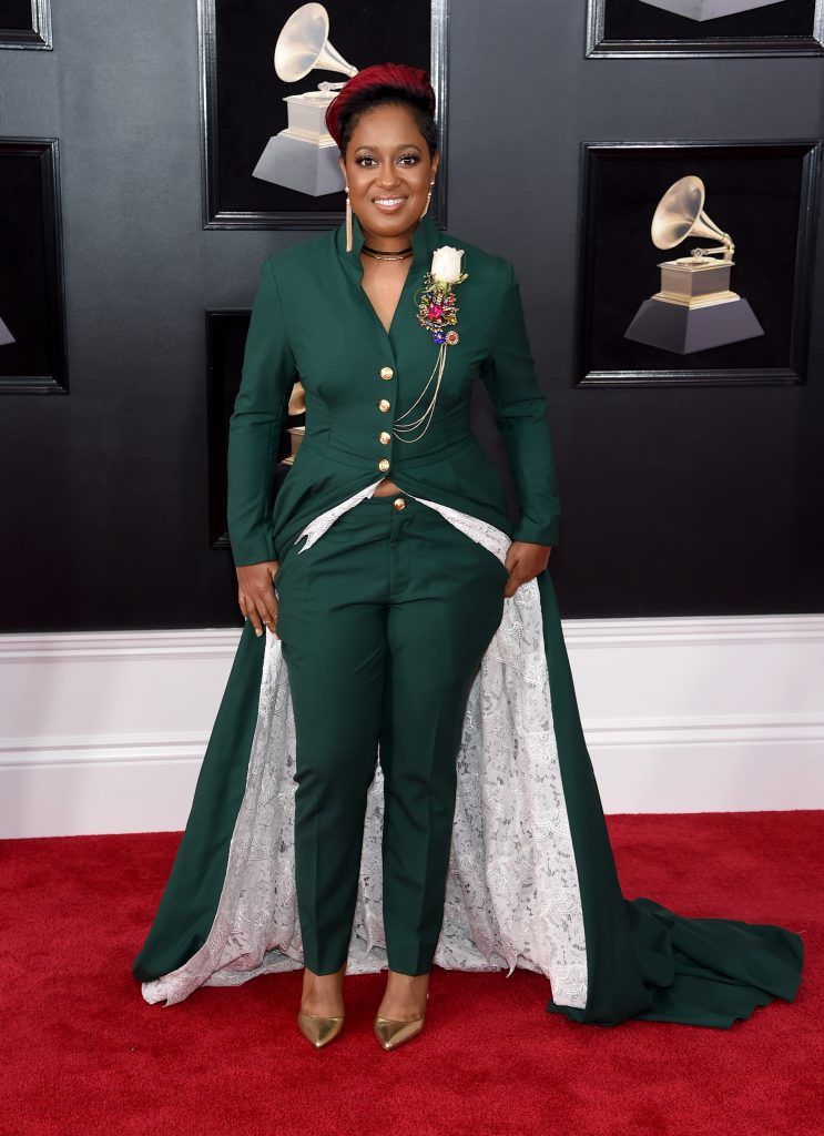 NEW YORK, NY - JANUARY 28:  Recording artist Rapsody attends the 60th Annual GRAMMY Awards at Madison Square Garden on January 28, 2018 in New York City.  (Photo by Jamie McCarthy/Getty Images)