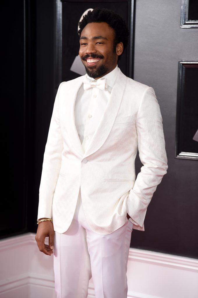 NEW YORK, NY - JANUARY 28:  Recording artist Donald Glover aka Childish Gambino attends the 60th Annual GRAMMY Awards at Madison Square Garden on January 28, 2018 in New York City.  (Photo by Jamie McCarthy/Getty Images)