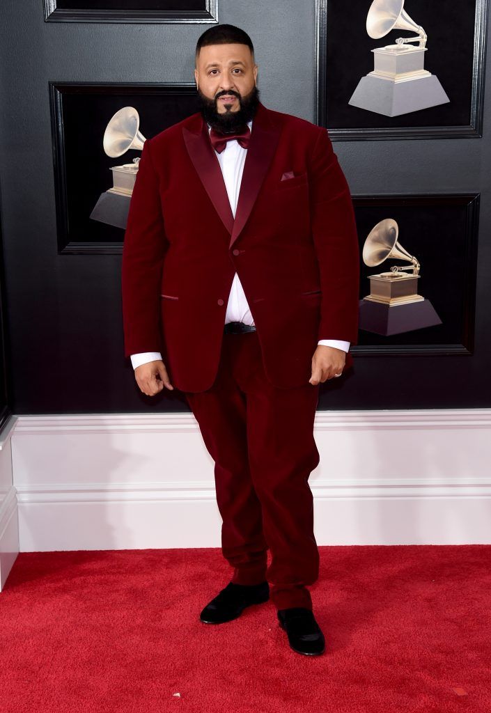 NEW YORK, NY - JANUARY 28:  Recording artist DJ Khaled attends the 60th Annual GRAMMY Awards at Madison Square Garden on January 28, 2018 in New York City.  (Photo by Jamie McCarthy/Getty Images)