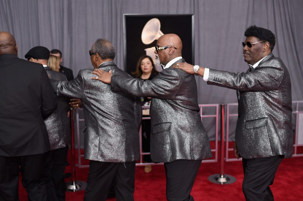NEW YORK, NY - JANUARY 28:  The Blind Boys of Alabama attend the 60th Annual GRAMMY Awards at Madison Square Garden on January 28, 2018 in New York City.  (Photo by Dimitrios Kambouris/Getty Images for NARAS)
