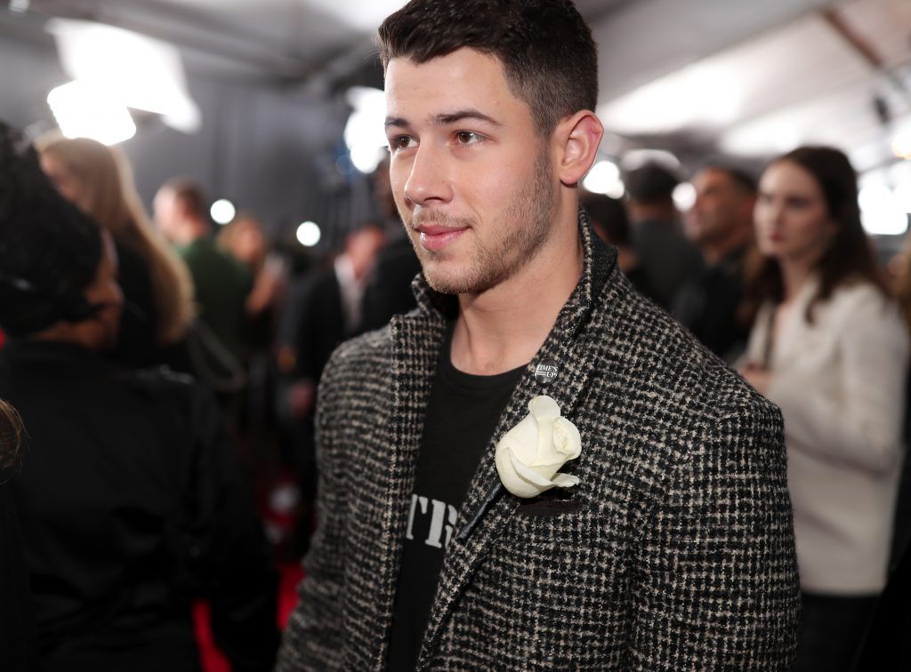 NEW YORK, NY - JANUARY 28:  Recording artist Nick Jonas attends the 60th Annual GRAMMY Awards at Madison Square Garden on January 28, 2018 in New York City.  (Photo by Christopher Polk/Getty Images for NARAS)