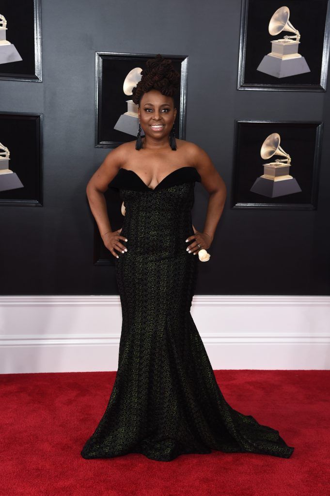 NEW YORK, NY - JANUARY 28:  Recording artist Ledisi attends the 60th Annual GRAMMY Awards at Madison Square Garden on January 28, 2018 in New York City.  (Photo by Jamie McCarthy/Getty Images)